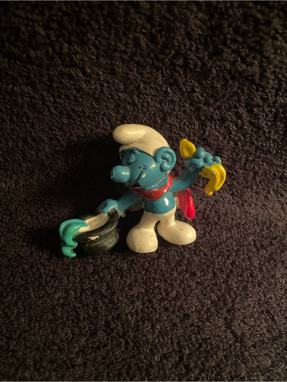 Vintage 1970’s Smurf figurines Lot of 6 - Picture 11 of 15